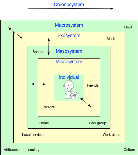 Bronfenbrenner's ecological systems theory.